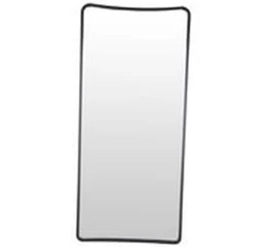 Specchio da terra Ellipse - / H 180 cm - Rovere / Autoportante di  - Nero - Legno