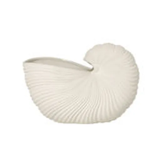 Vaso Shell - / Conchiglia ceramica di  - Bianco - Ceramica