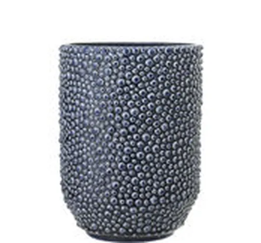 Vaso - / H 20,5 cm di  - Blu - Ceramica