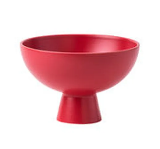 Coppa Strøm Large - / Ø 22 cm - Ceramica / Fatta a mano di  - Rosso - Ceramica
