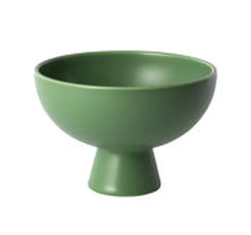 Coppa Strøm Large - / Ø 22 cm - Ceramica / Fatto a mano - Esclusiva di  - Verde - Ceramica