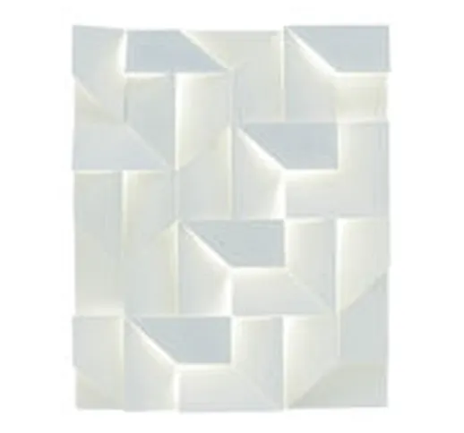 Applique Shadows - LED / 90 x 120 cm - Metallo di  - Bianco - Metallo