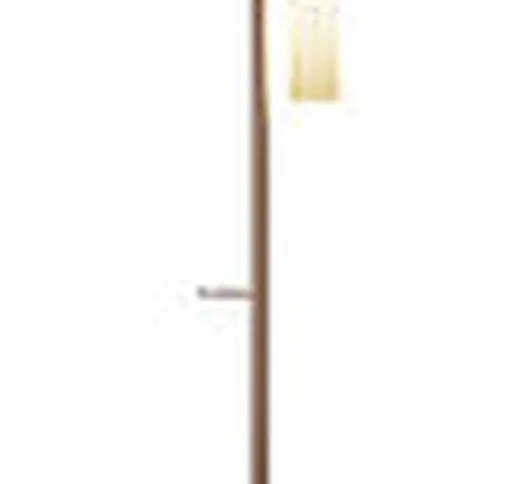 Lampada da lettura Galerie LED - / Base marmo - H 150 cm di  - Bianco/Metallo - Metallo/Ve...