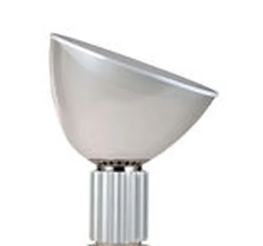 Lampada da tavolo Taccia LED Small - / Diffusore vetro - H 48 cm di  - Grigio/Argento/Tras...