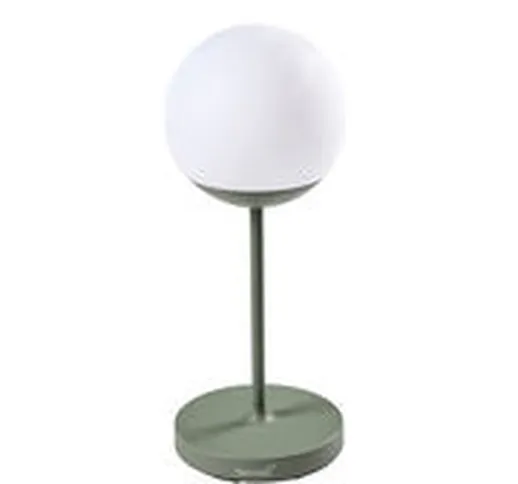 Lampada senza fili Mooon! - / H 63 cm - Bluetooth di  - Verde - Metallo
