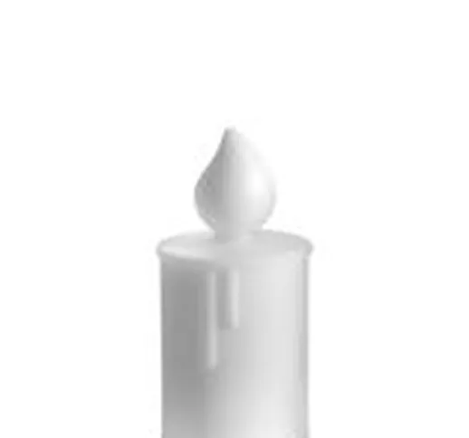 Lampada da tavolo Fiammetta - / H 22 cm di  - Bianco - Materiale plastico