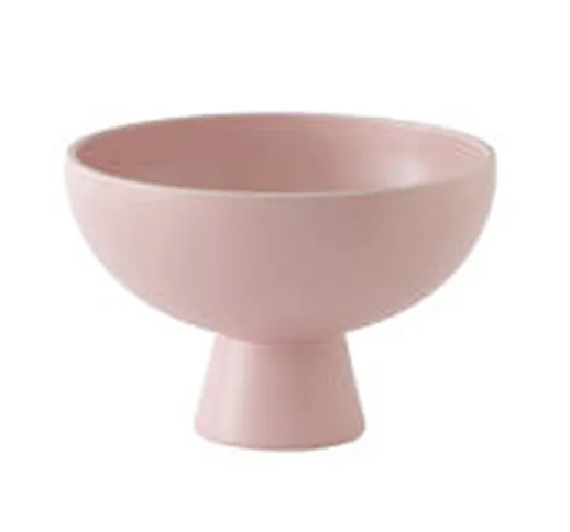Coppa Strøm Large - / Ø 22 cm - Ceramica / Fatta a mano di  - Rosa - Ceramica