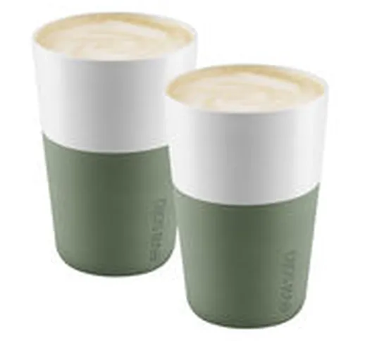 Tazza Cafe Latte - / Set di 2 - 360 ml di  - Verde - Ceramica