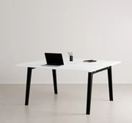 scrivania open space New Modern - / 2 posti XL - 150 x 140 cm / Plastica riciclata di  - N...