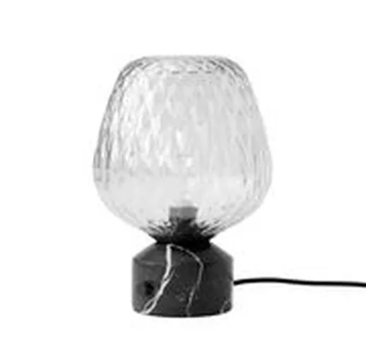 Lampada da tavolo Blown SW6 - / Marmo & vetro soffiato di  - Trasparente - Vetro/Pietra