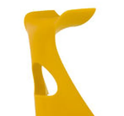 Sgabello bar Koncord di  - Giallo - Materiale plastico