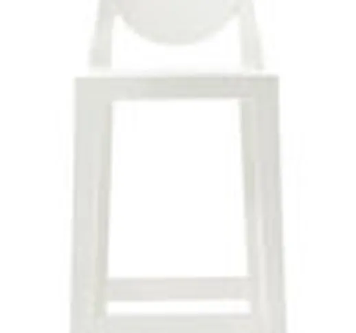 Sedia da bar One more - H 65cm di  - Bianco - Materiale plastico