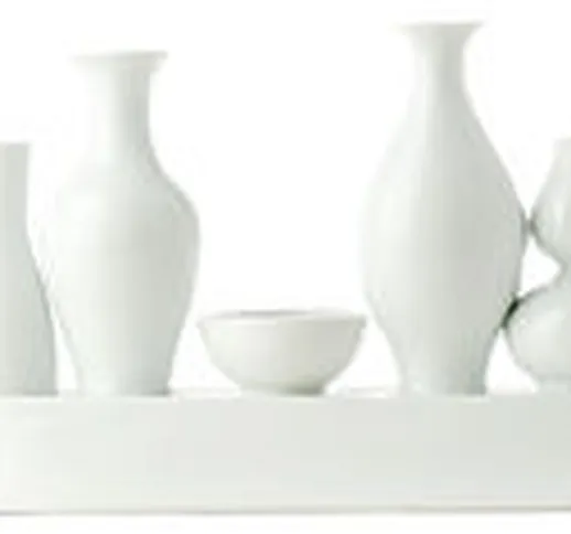 Vaso Shanghai di  - Bianco - Ceramica