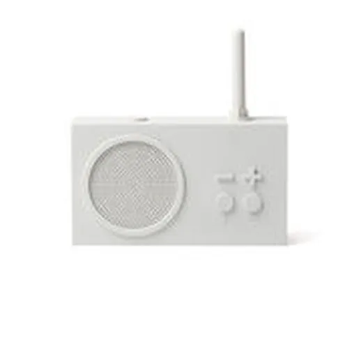 Radio portatile Tykho 3 - / Altoparlante Bluetooth di  - Bianco/Beige - Materiale plastico