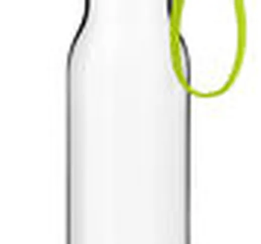Borraccia - / Bottiglia trasportabile in plastica ecologica - 0,5 L di  - Verde/Trasparent...