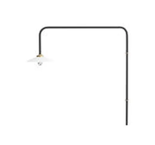 Applique con presa Hanging Lamp n°5 - / H 100 x L 90 cm di  - Nero - Metallo