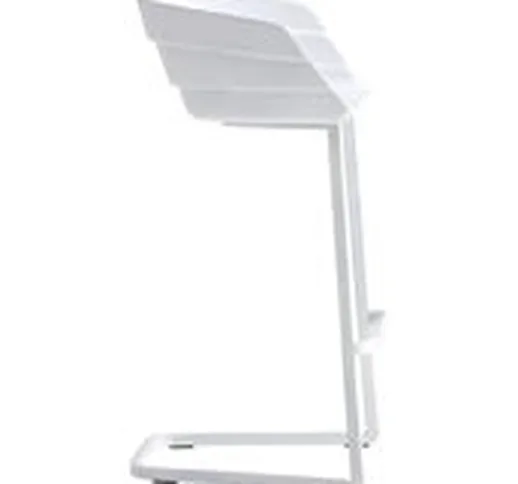 Sedia da bar Rift - H 65 cm - Cantilever di  - Bianco - Materiale plastico