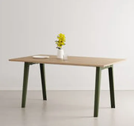 Tavolo rettangolare New Modern - / 160 x 95 cm - Rovere eco-certificato / 6 a 8 persone di...