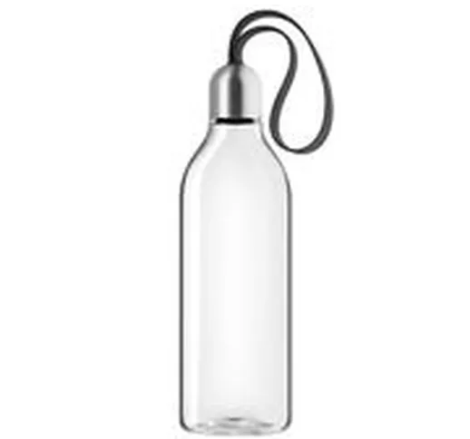Borraccia Backpack - / 0,5L - Bottiglia trasportabie plastica ecologica di  - Nero - Mater...
