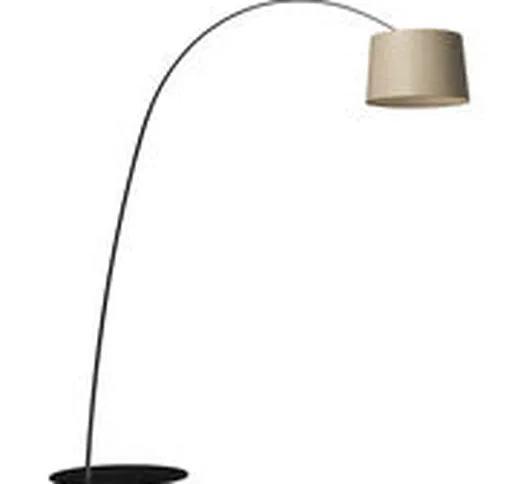 Lampada a stelo Twiggy Wood LED - / My Light - Bluetooth / H 195 a 215 cm di  - Legno natu...