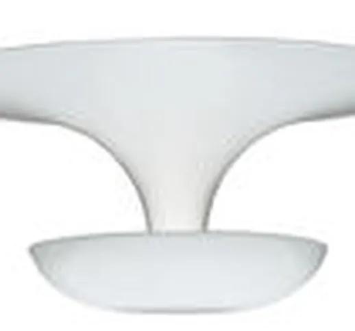 Plafoniera Funnel Mini - / Ø 22 cm di  - Bianco - Metallo