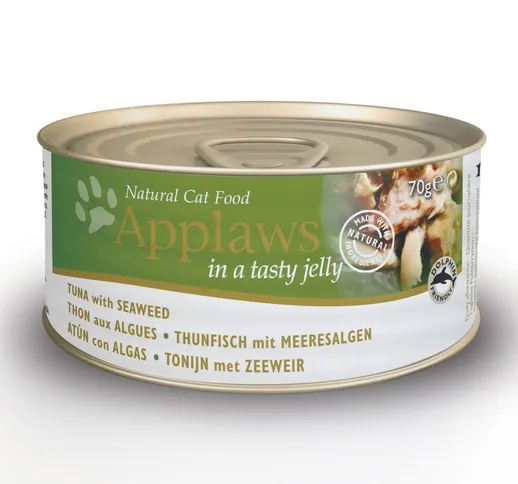 Applaws in Jelly Filetto di Tonno e Alghe Marine - 6 x 70 g