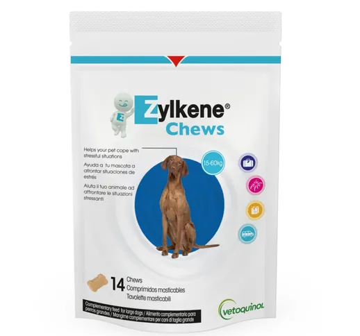 Zylkene Chew 450 mg per cani grandi da 15 a 60 kg - 2 x 1 pz (2 x 14 Chews)