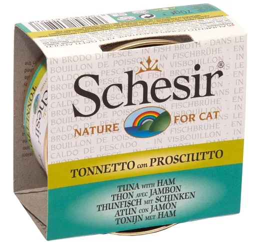 Schesir in Brodo di cottura 6 x 70 g - Tonnetto con Carote