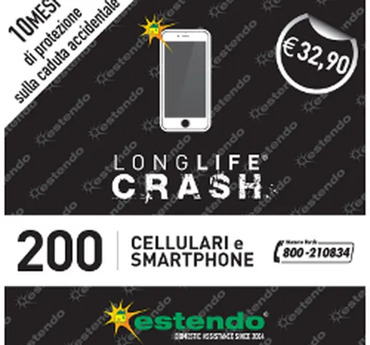 Estensione di Assistenza Crash Smartphone-Cellulari 10 mesi 150 - 200€