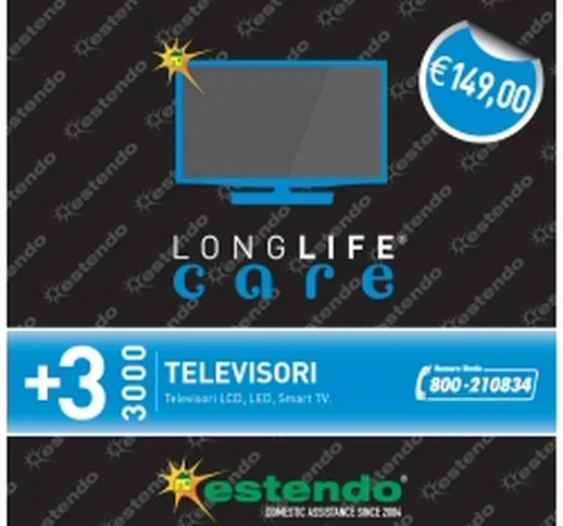 Estensione di Assistenza Care 3 anni TV (esclusi i PLASMA) fascia 2000-3000€