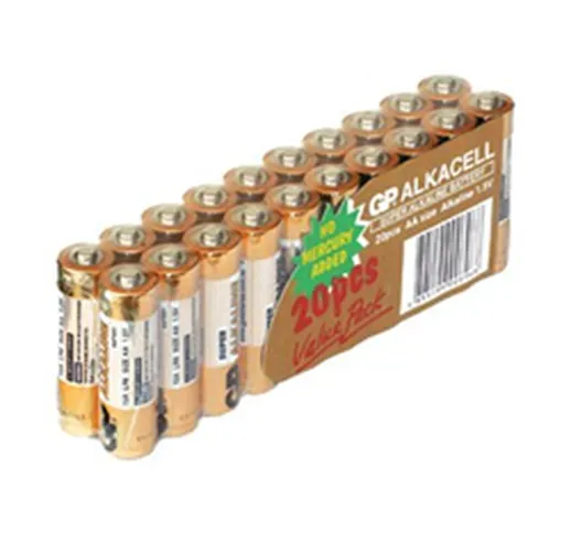 Pila Gp super alkaline 15a s20 batteria - 20 x tipo aa - alcalina 5508