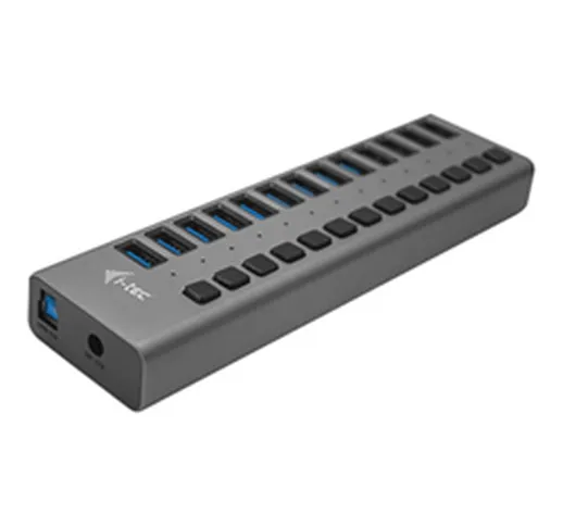 Usb 3.0 charging hub 13 port + power adapter 60 w - hub - 13 porte u3chargehub13