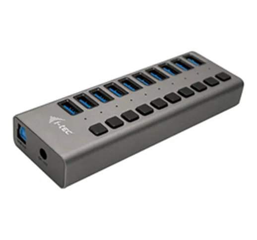 Usb 3.0 charging hub 10 port + power adapter 48 w - hub - 10 porte u3chargehub10