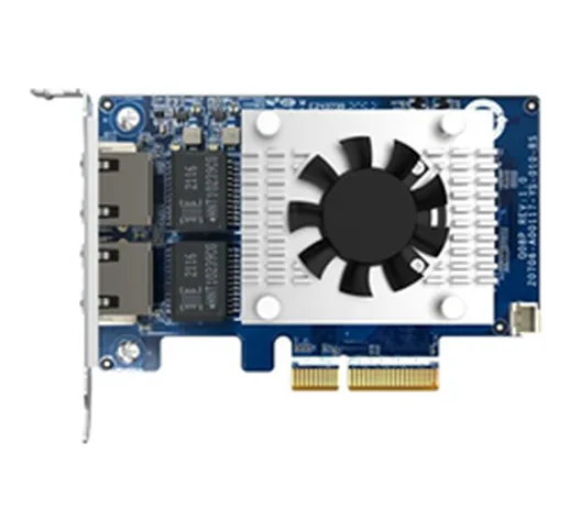 Adattatore di rete Adattatore di rete - pcie 3.0 x4 - 10gb ethernet x 2 qxg-10g2tb