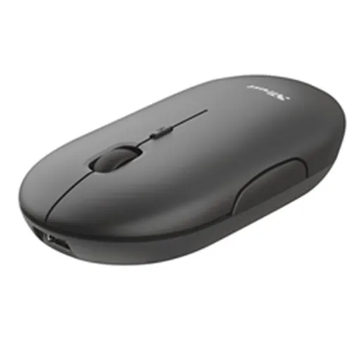 Mouse Puck - mouse - bluetooth, 2.4 ghz - nero 24059