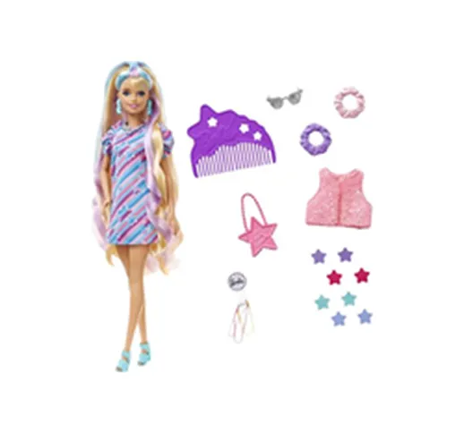 Barbie - totally hair star-themed doll hcm88