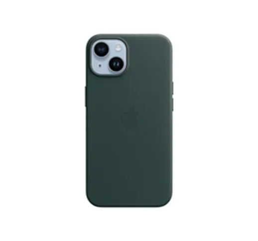 Cover IPHONE 14 LEATHER CASE FOREST GREEN