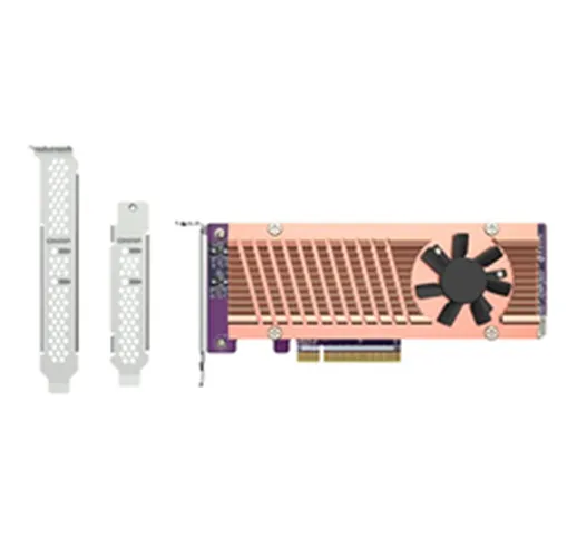 Storage controller - pcie 3.0 - pcie 3.0 x8 qm2-2p-384a