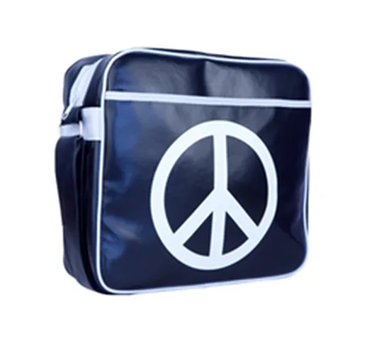 Borsa Peace & love laptop bag 12.5'' blue borsa trasporto notebook pal03uf