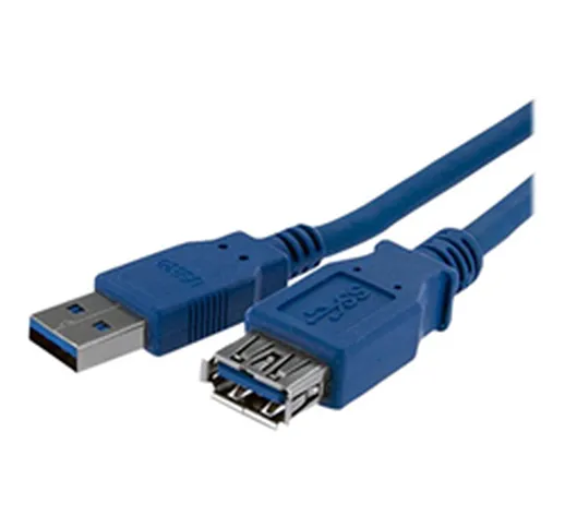 Cavo USB .com cavo di prolunga usb 3.0 superspeed da 1 m a ad a blu usb3sext1m
