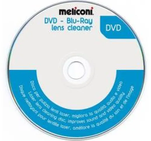 Puliscitestine Dvd - blu-ray lens cleaner - bd / dvd - disco di pulizia 621012