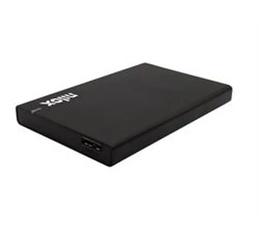 Box hard disk esterno Box usb 3.0 2.5p alluminio con cavo dh0002bkal