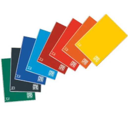Quaderno Quaderni One Color Maxi A4 30 fogli Quadretti 0Q Confezione 10 Pezzi