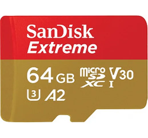 Scheda di memoria MICROSD EXTREME MOBILE 64GB XC CON ADATTATORE