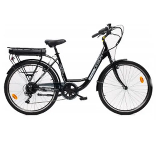 Bicicletta elettrica Venezia Black 25 km/h Motore 250W Autonomia 45Km