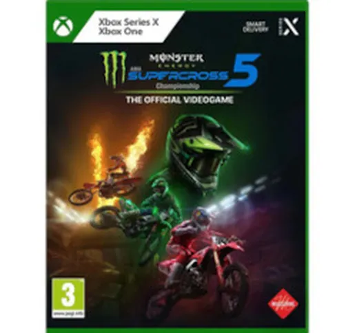 Videogioco Energy Supercross The Official Videogame 5 Xbox One, Xbox Series X