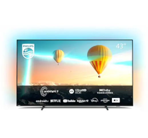 TV LED 43PUS8007 Ambilight 43 '' Ultra HD 4K Smart HDR Android TV