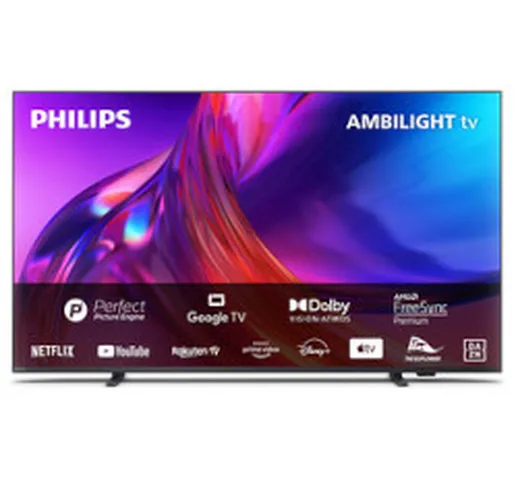 TV LED Ambilight TV The One 8518 43'' 4K UHD Dolby Vision e Dolby Atmos Google TV