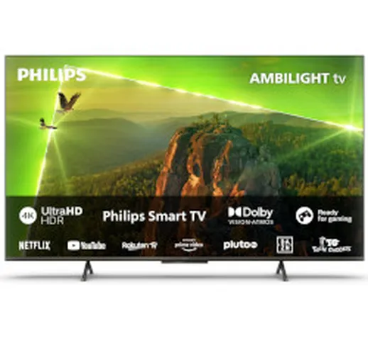 TV LED Ambilight TV 8118 65'' 4K Ultra HD Dolby Vision e Dolby Atmos Smart TV