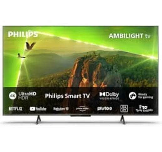 TV LED Ambilight TV 8118 75'' 4K Ultra HD Dolby Vision e Dolby Atmos Smart TV